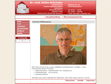 Tablet Screenshot of dr-schnieder.com